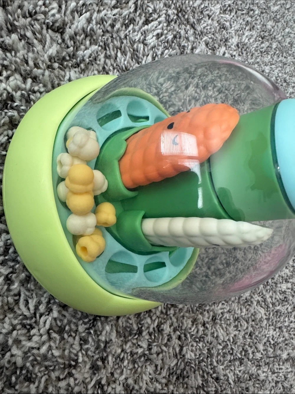 Skip Hop Pop-Up Spinner Toy - Green, Orange, Aqua